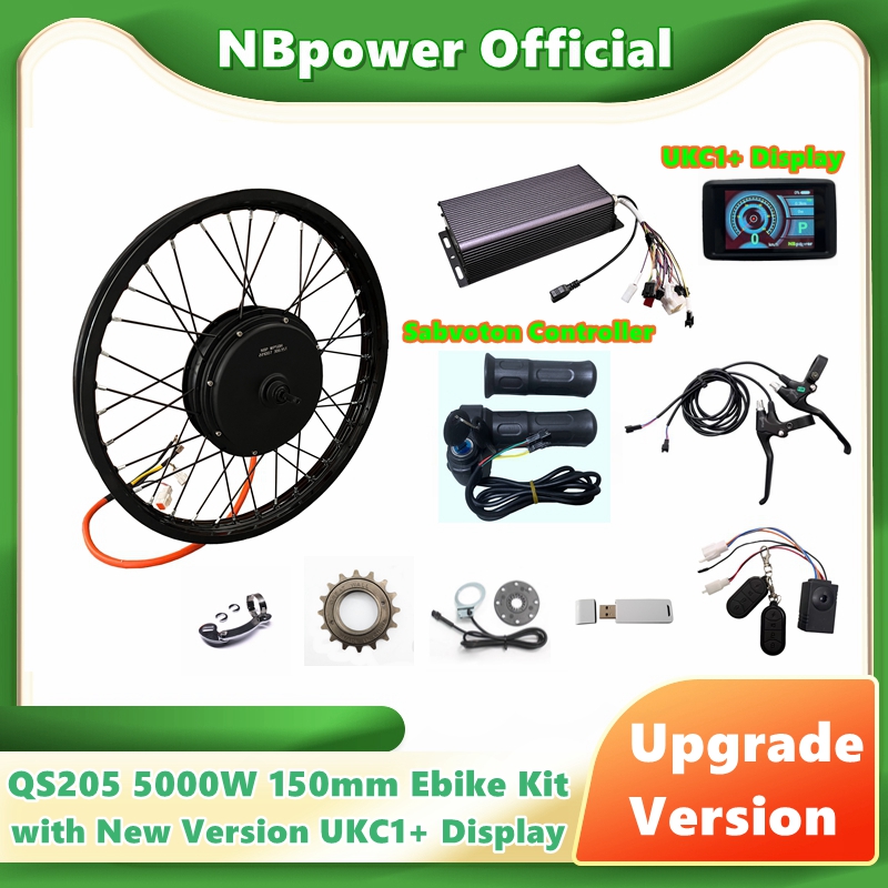 Motorcycle Gear Display - NBpower/QS205 5000W V3 Motor Roda Belakang