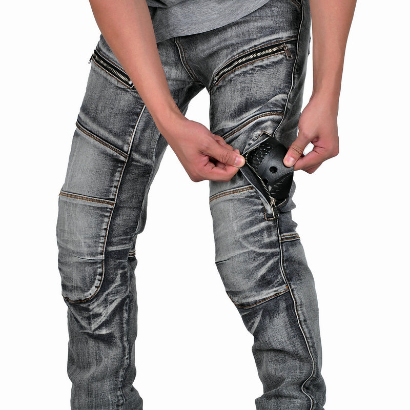 Celana jeans motor retro anti  - Motorcycle Gear Wash ulasan dan harga
