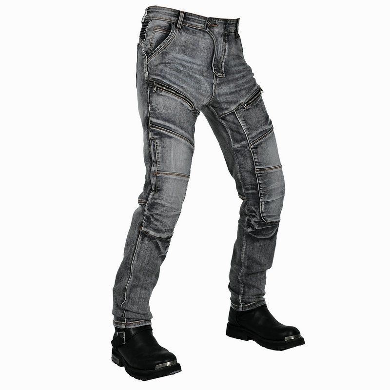Celana jeans motor retro anti  - Motorcycle Gear Wash ulasan dan harga