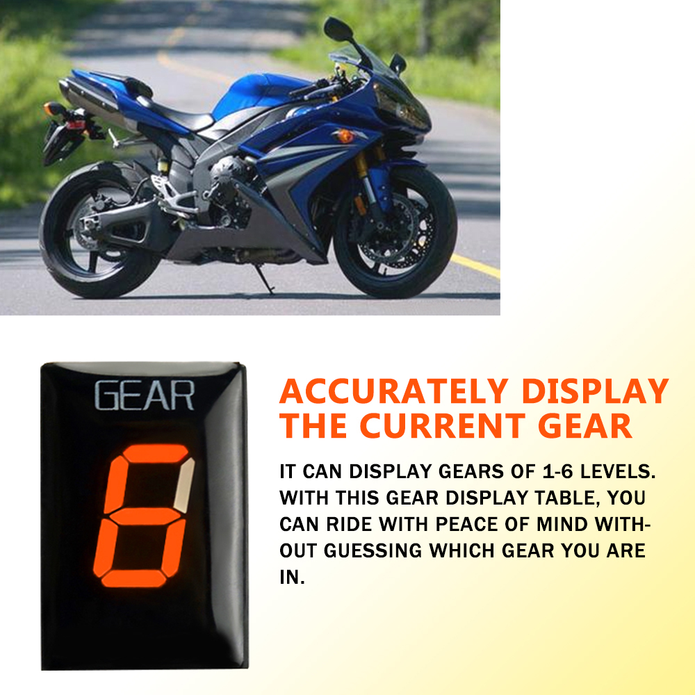 Untuk YAMAHA YZF-R1 YZFR1 YZF- - Motorcycle Gear Display ulasan dan harga